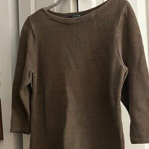 Ralph Lauren mercerized cotton sweater